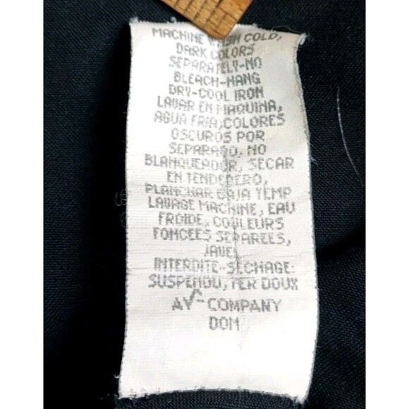 Vintage Ladies Black Vanity Fair Lace Front Night Gown Size 36 32"/42 USA - Picture 5 of 6